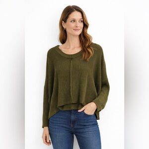 Jolie Olive Green Sweater comfy oversized